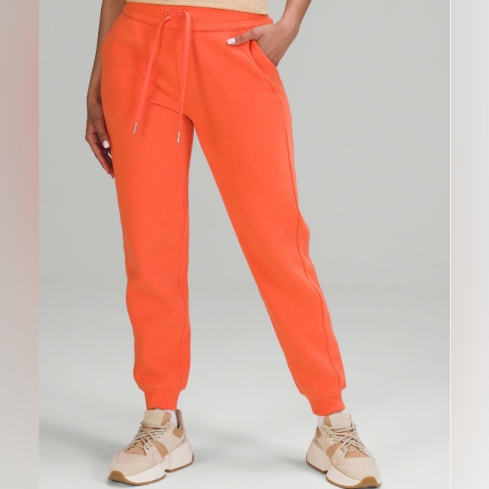 Lululemon Athletica Vibrant Orange Joggers